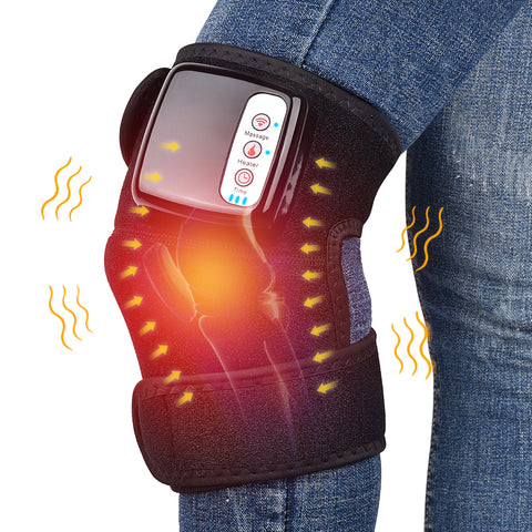 Elektrisk knä- och armbågsmassör med infraröd värme och vibration